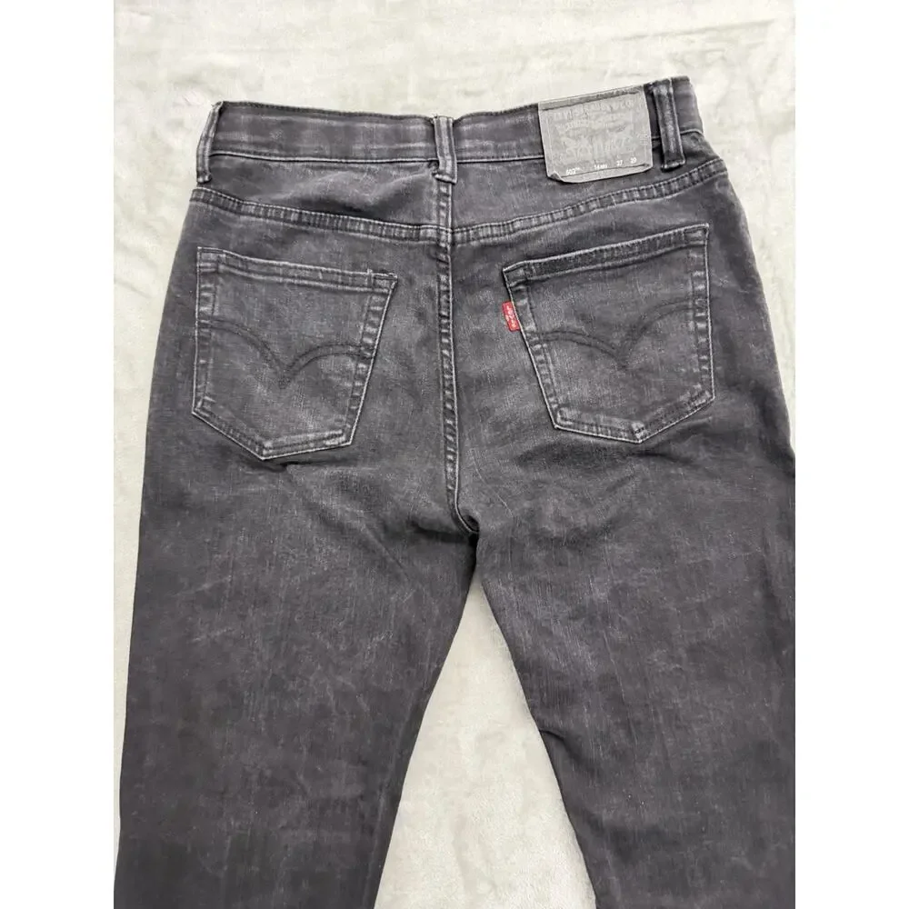 Levi's Boys 502 Regular Taper Fit Performance Black Jeans, Size 14